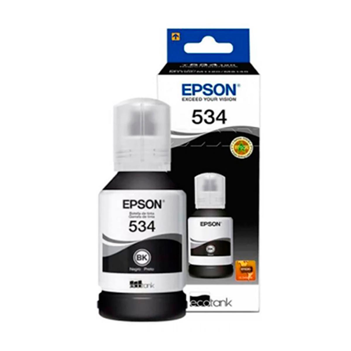 Epson T534 Tinta Para Impresora De 120ml Color Negro